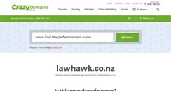 Desktop Screenshot of lawhawk.co.nz